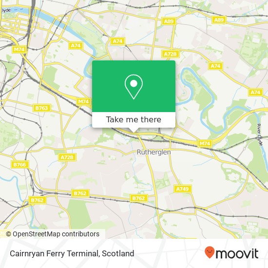 Cairnryan Ferry Terminal map