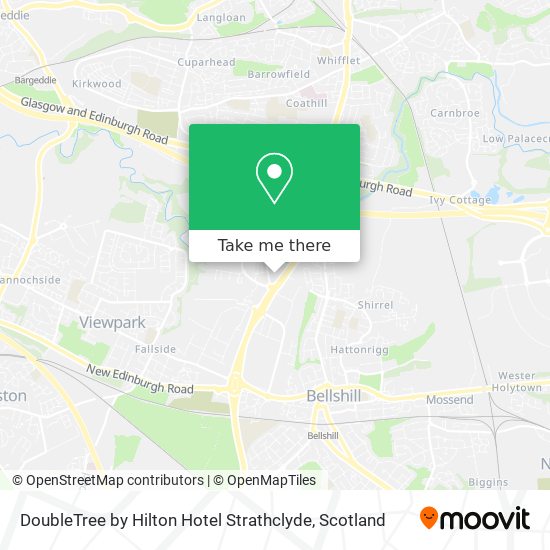 DoubleTree by Hilton Hotel Strathclyde map