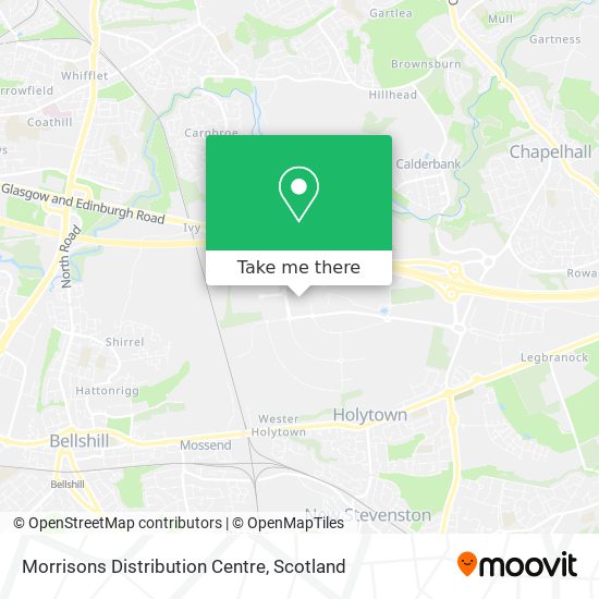 Morrisons Distribution Centre map