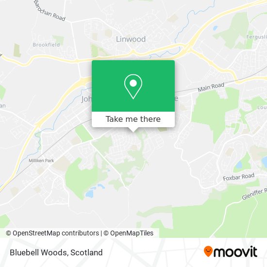 Bluebell Woods map