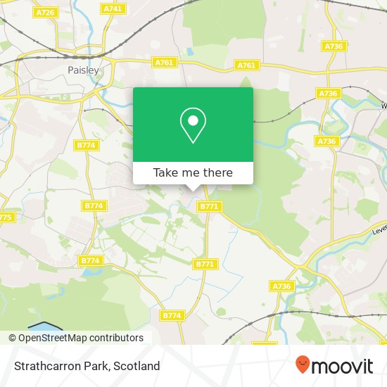 Strathcarron Park map