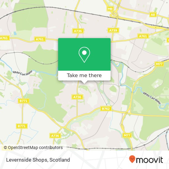Levernside Shops map