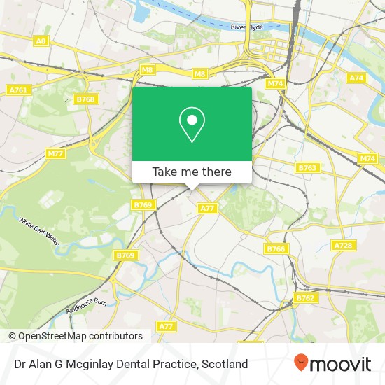 Dr Alan G Mcginlay Dental Practice map