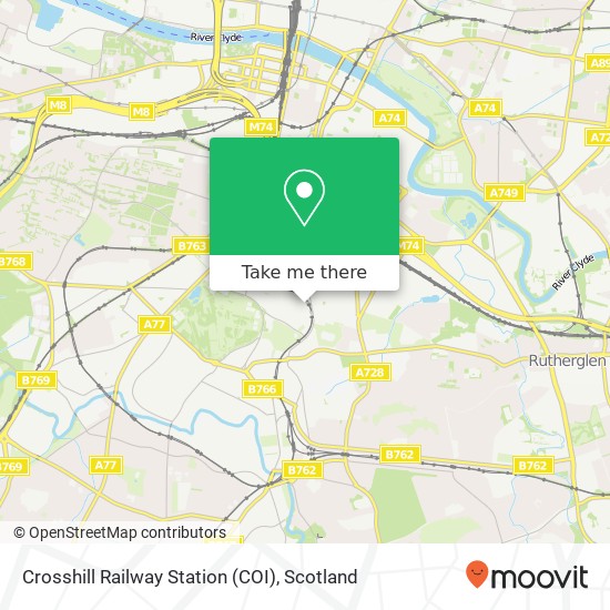 Crosshill Railway Station (COI) map