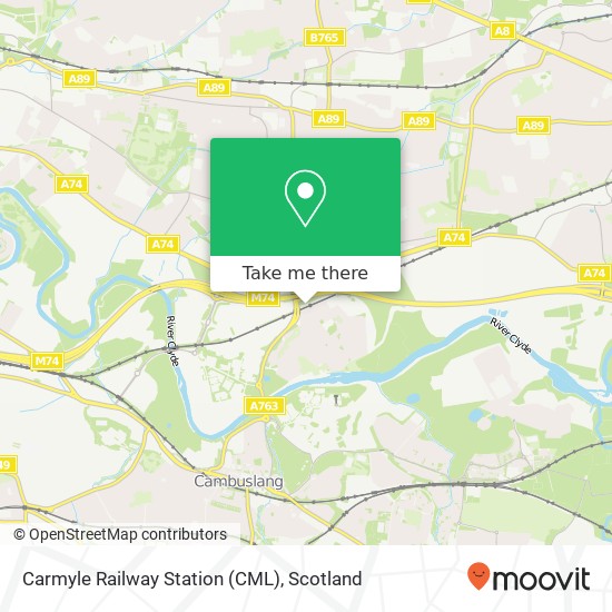 Carmyle Railway Station (CML) map