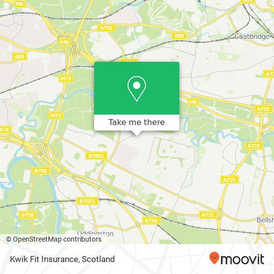 Kwik Fit Insurance map