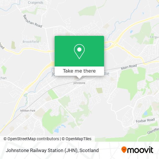 Johnstone Railway Station (JHN) map