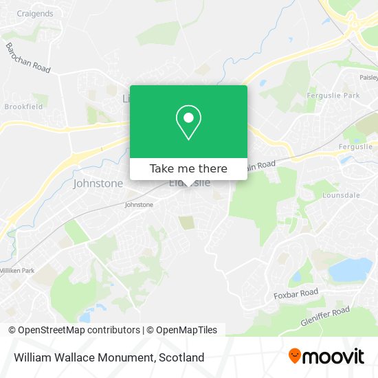 William Wallace Monument map