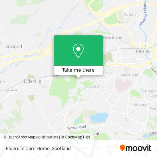 Elderslie Care Home map