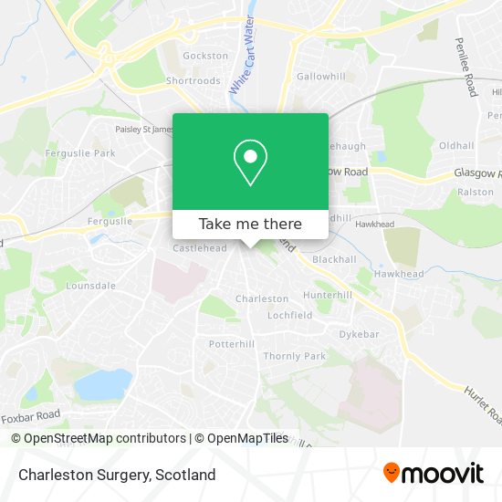 Charleston Surgery map