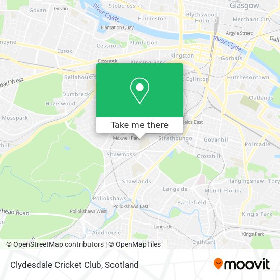 Clydesdale Cricket Club map