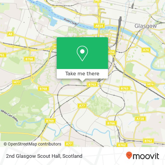2nd Glasgow Scout Hall map