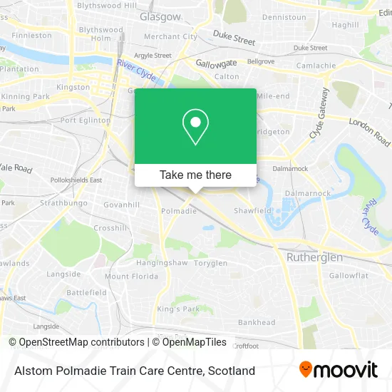 Alstom Polmadie Train Care Centre map