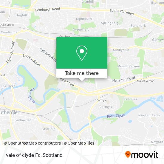 vale of clyde Fc map