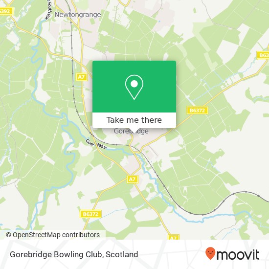 Gorebridge Bowling Club map