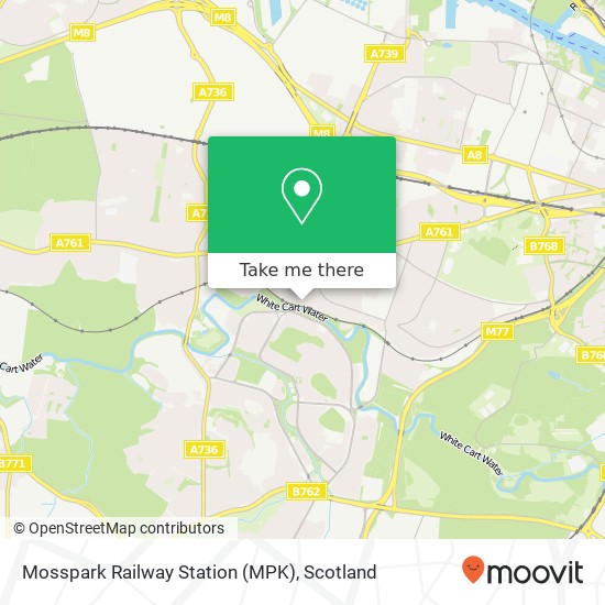 Mosspark Railway Station (MPK) map