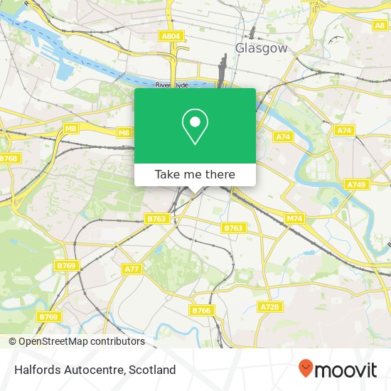 Halfords Autocentre map