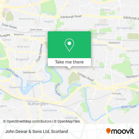 John Dewar & Sons Ltd map
