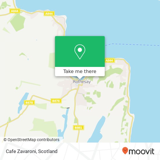 Cafe Zavaroni map