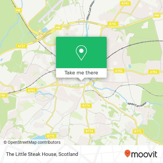 The Little Steak House map