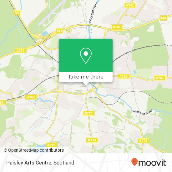 Paisley Arts Centre map