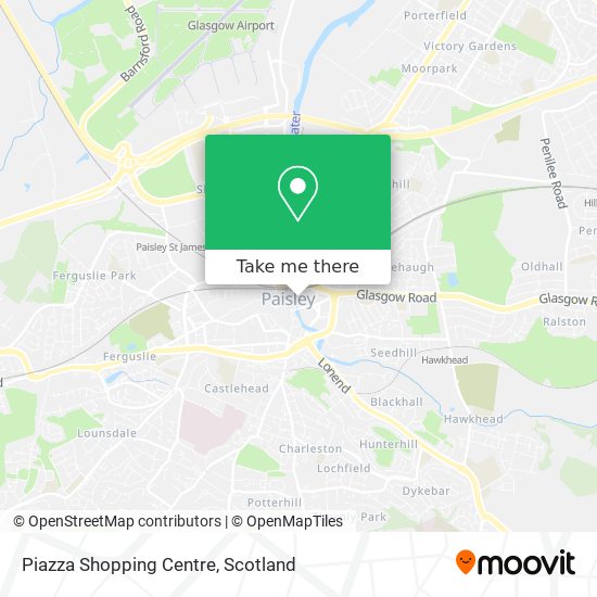 Piazza Shopping Centre map