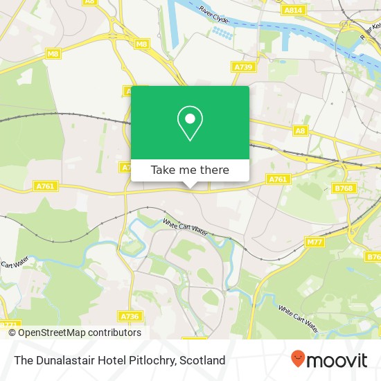 The Dunalastair Hotel Pitlochry map