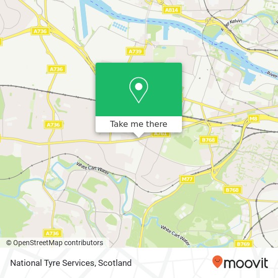 National Tyre Services map