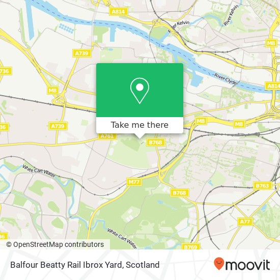 Balfour Beatty Rail Ibrox Yard map