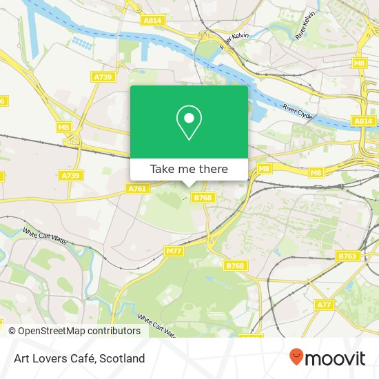 Art Lovers Café map