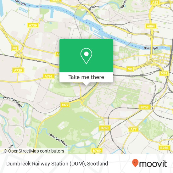 Dumbreck Railway Station (DUM) map