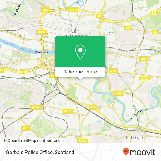 Gorbals Police Office map