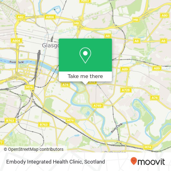 Embody Integrated Health Clinic map