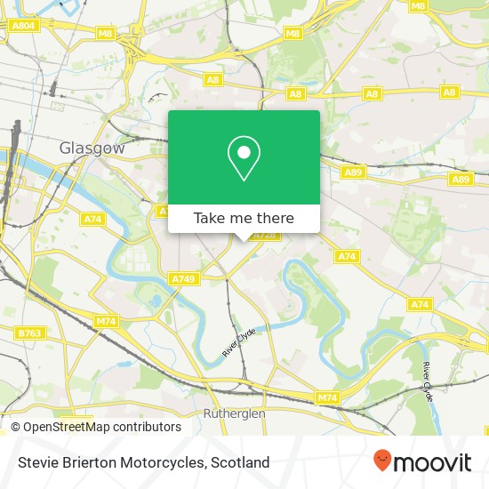 Stevie Brierton Motorcycles map
