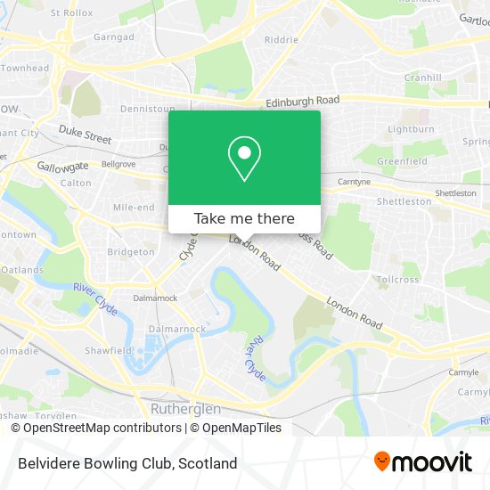 Belvidere Bowling Club map