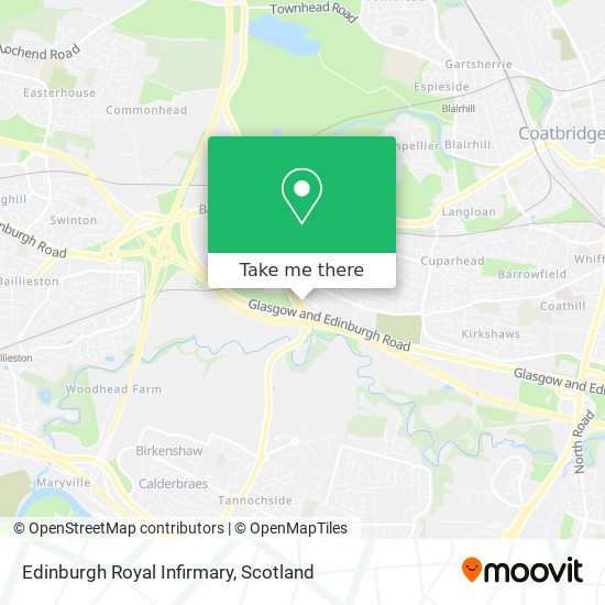 Edinburgh Royal Infirmary map