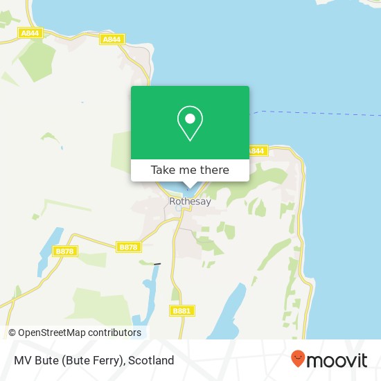 MV Bute (Bute Ferry) map
