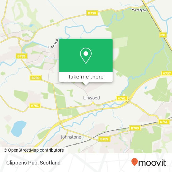 Clippens Pub map