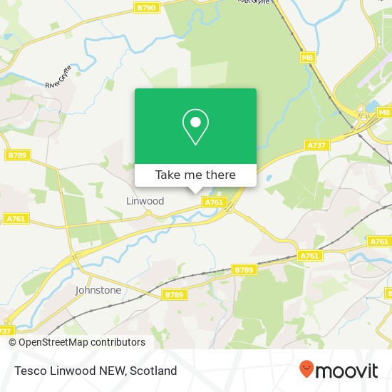 Tesco Linwood NEW map
