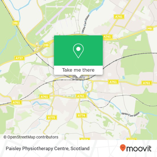 Paisley Physiotherapy Centre map