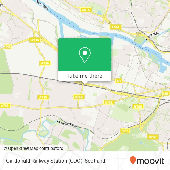 Cardonald Railway Station (CDO) map