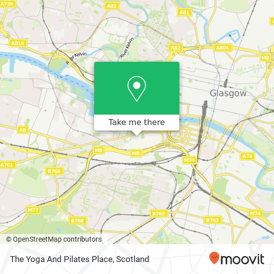 The Yoga And Pilates Place map