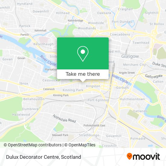 Dulux Decorator Centre map