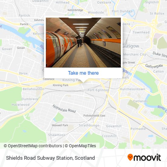Shields Road Subway Station map