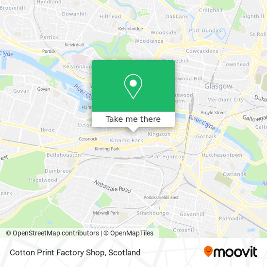 Cotton Print Factory Shop map