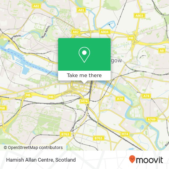 Hamish Allan Centre map