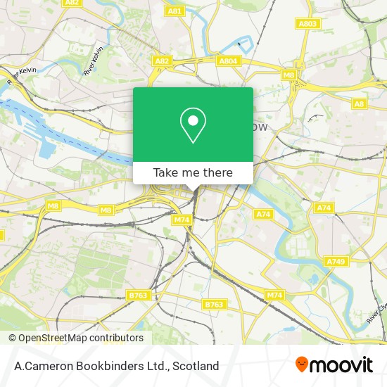 A.Cameron Bookbinders Ltd. map