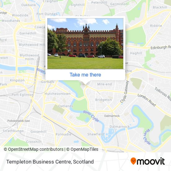 Templeton Business Centre map