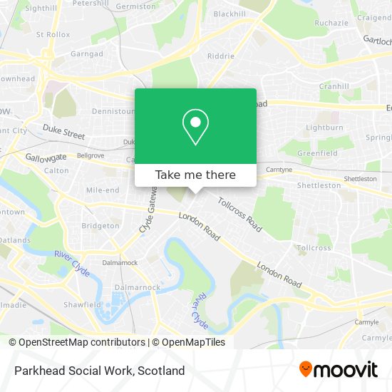 Parkhead Social Work map