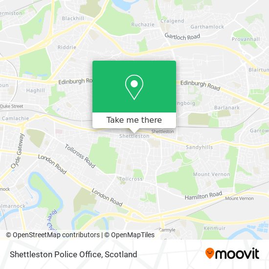 Shettleston Police Office map